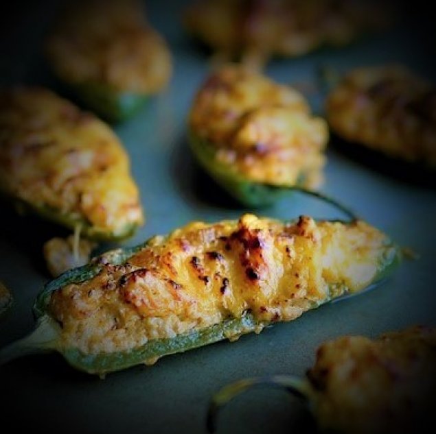 Spice Filled Jalapeno Peppers